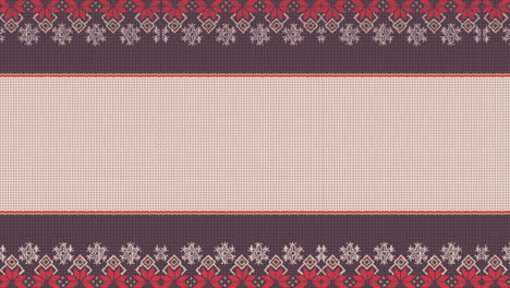 Frohe-Weihnachten-Musterschleife-Hintergrundanimation-Mit-Kopierraum